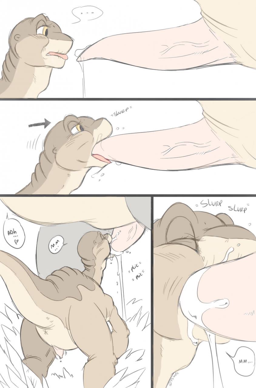 Littlefoot new discovery Colored page 3 full