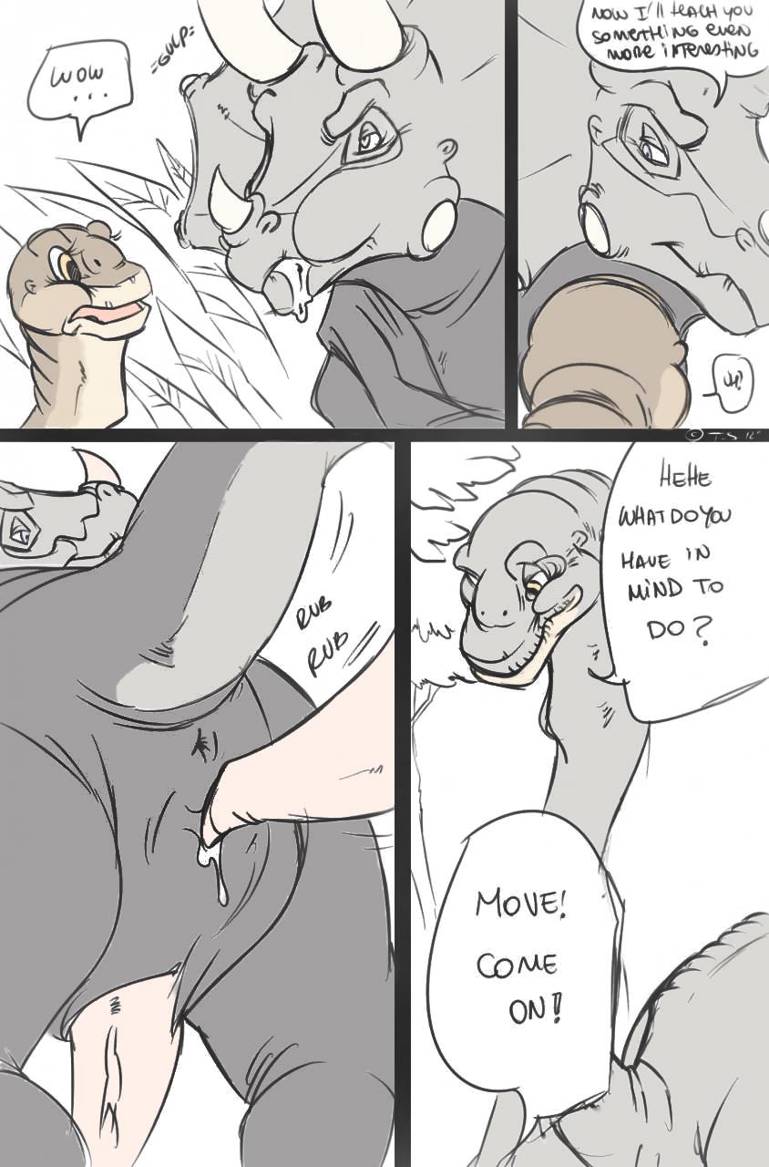 Littlefoot new discovery Colored page 7 full