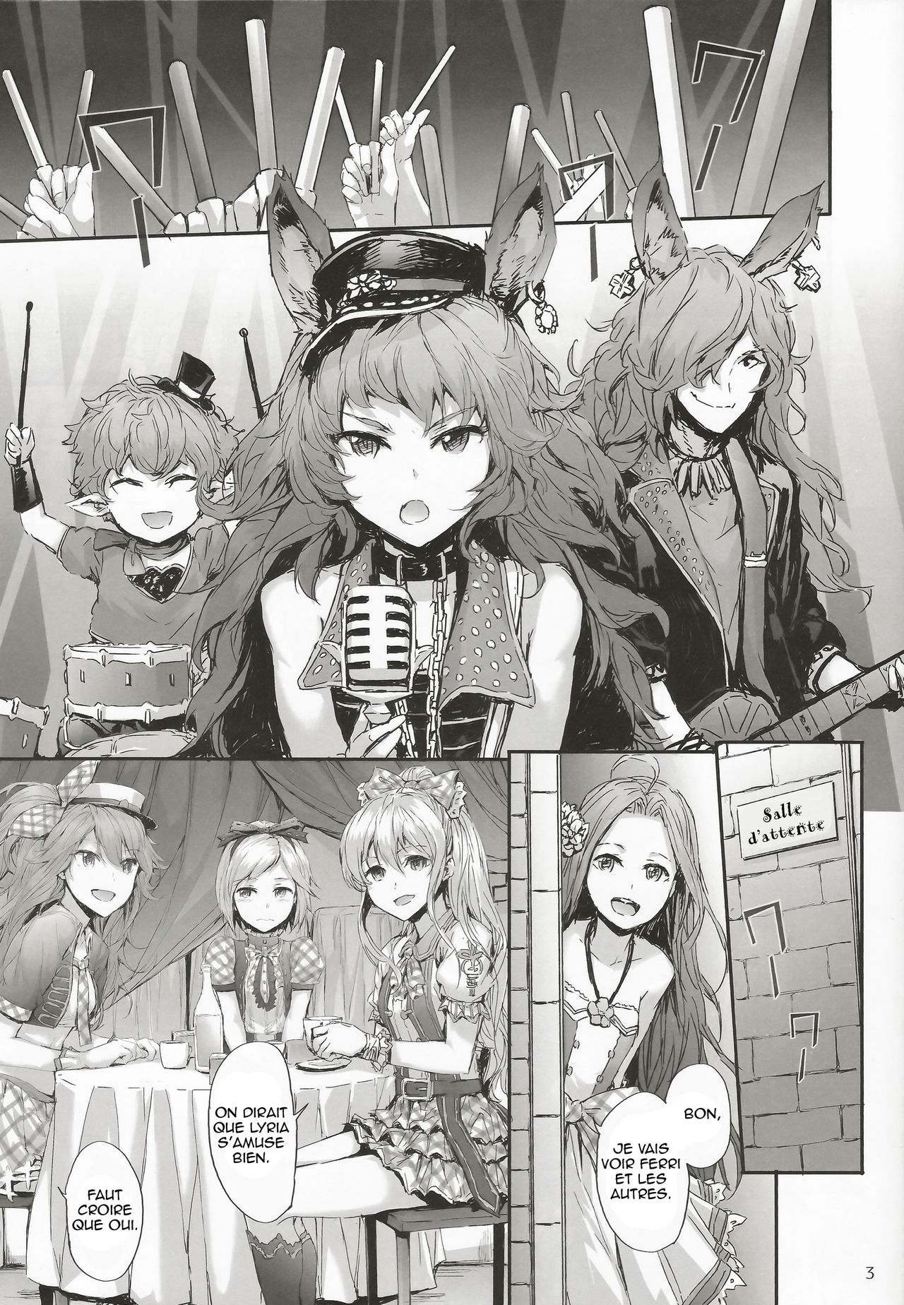 Kikuushi Idol no Gakuya Urabanashi | Sky Knight Idols' Backstage Story page 3 full