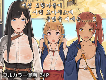[Irotenya] Onna Boukenshatachi ga Sabaku no Oasis ni Tachiyoru to......2 [Korean] cover