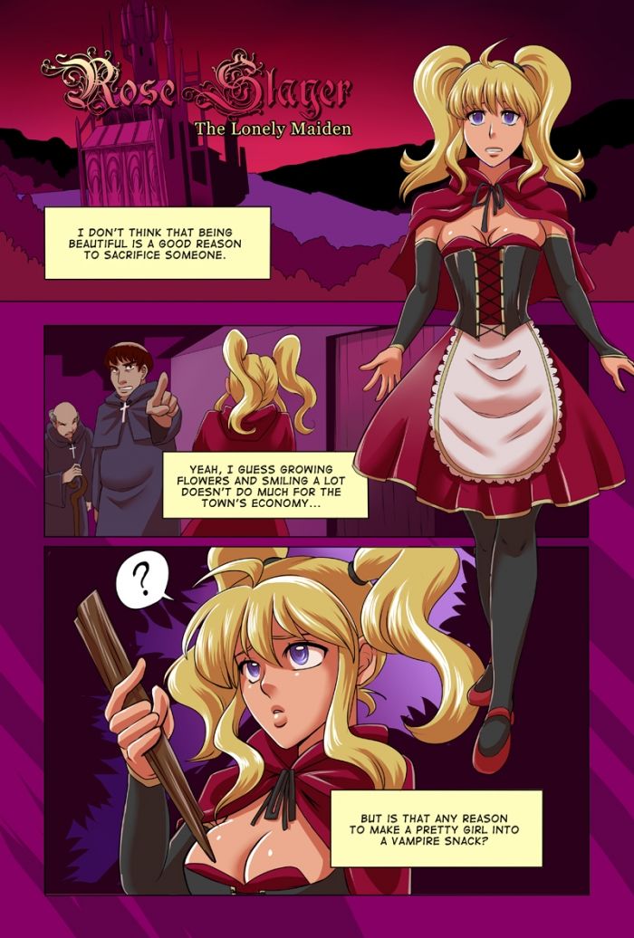 Rose Slayer: Part 1 - The Lonely Maiden page 1 full