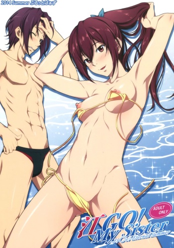 (C86) [Blue Topaz (Kuraki Hiro)] Gou GO! My Sister (Free!) [English] [doujin-moe.us] cover
