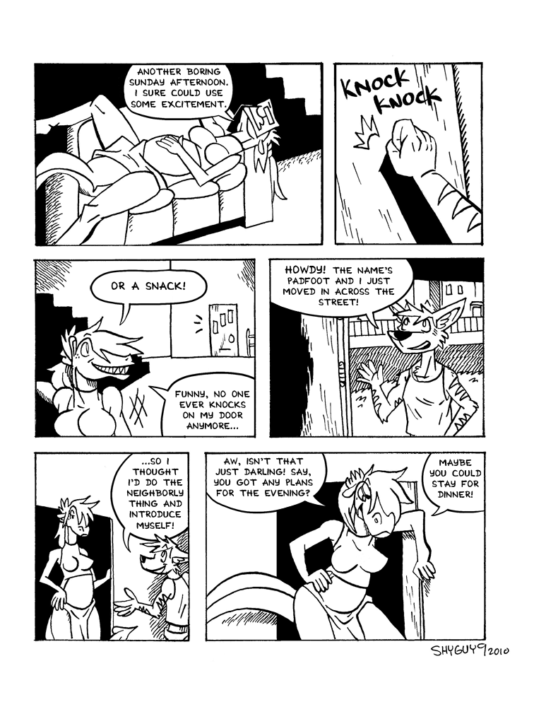 Sophie Meets Padfoot page 1 full