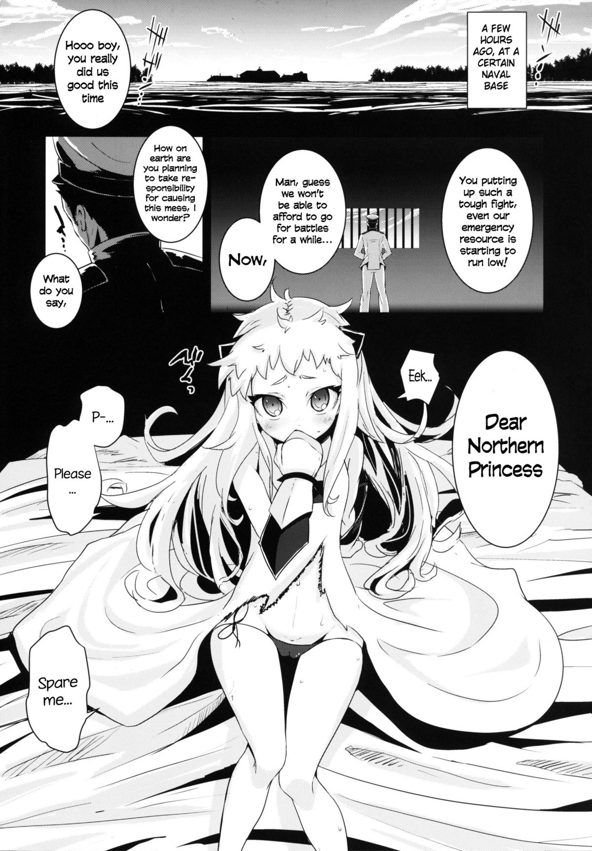 Hoppou Seiki-chan no Shojo o Ubatte Shiawase ni Suru Hanashi | A Story About Snatching Northern Princess-chan's Virginity Away and Making Her Happy page 4 full