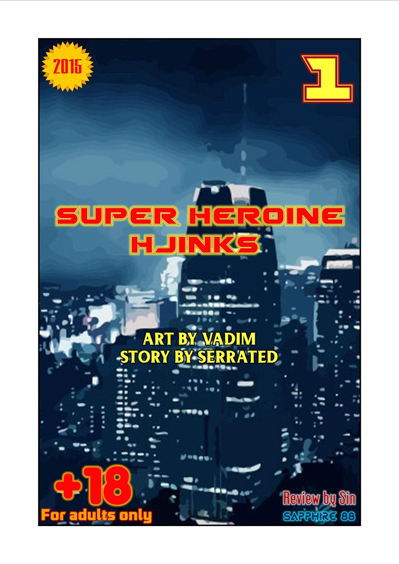 Super Heroine Hjinks 1 page 1 full