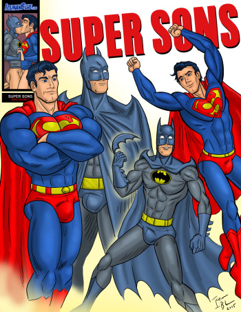 [Iceman Blue] Super Sons cover
