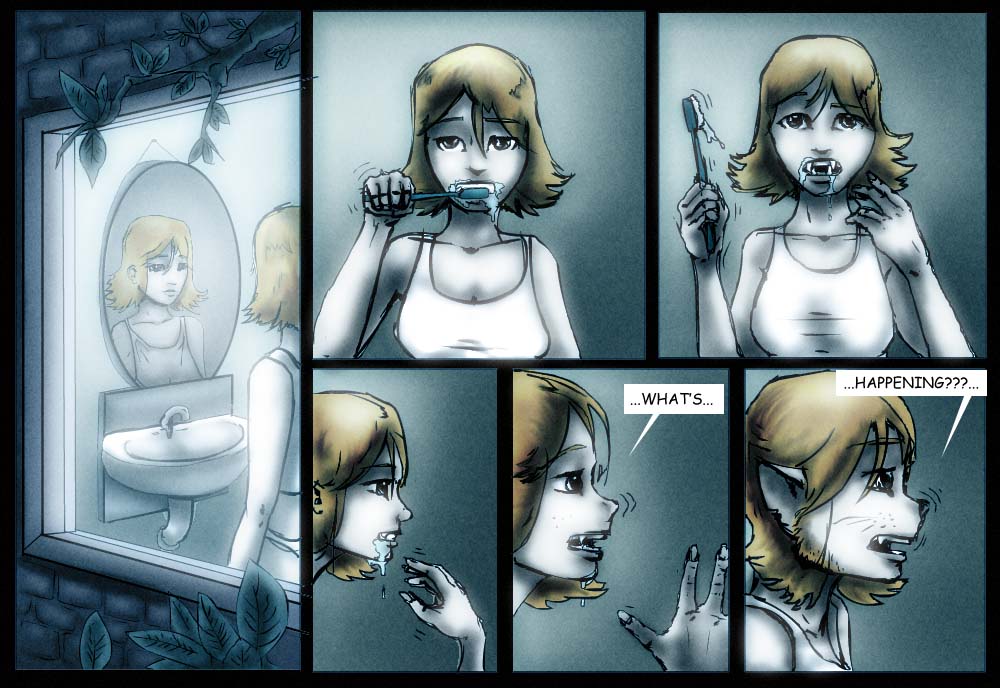Birth of A Werecat page 1 full