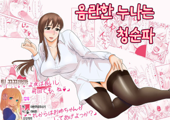 [Ochikochitei (Tadano Kushami)] Inran Onee-chan wa Seijunha | 음란한 누나는 청순파 [Korean] [뀨뀨꺄꺄] cover