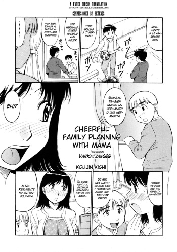 [Koujin Kishi] Mama to Boku no Akarui Kazoku Keikaku | Cheerful Family Planning with Mama (Zecchou Boshi 3) [Spanish] [Varkatzas666] [Decensored] cover