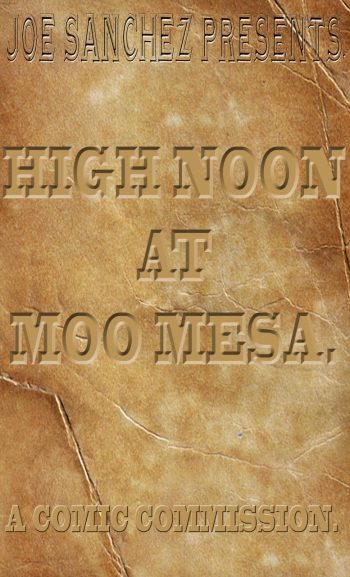 [joe sanchez] high noon at moo mesa (Wild West C.O.W.-Boys of Moo Mesa) cover
