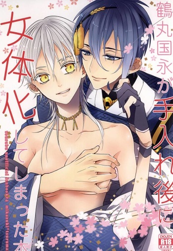 (Moonlight Tsurunade 2) [Ciao! (Kanan)] Tsurumaru Kuninaga ga Teirego ni Nyotaika Shiteshimatta Hon (Touken Ranbu) cover