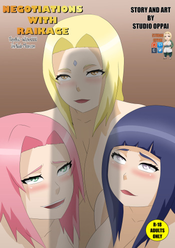 [Studio Oppai] Negotiations with Raikage (Naruto) [Russian] [Witcher000] cover