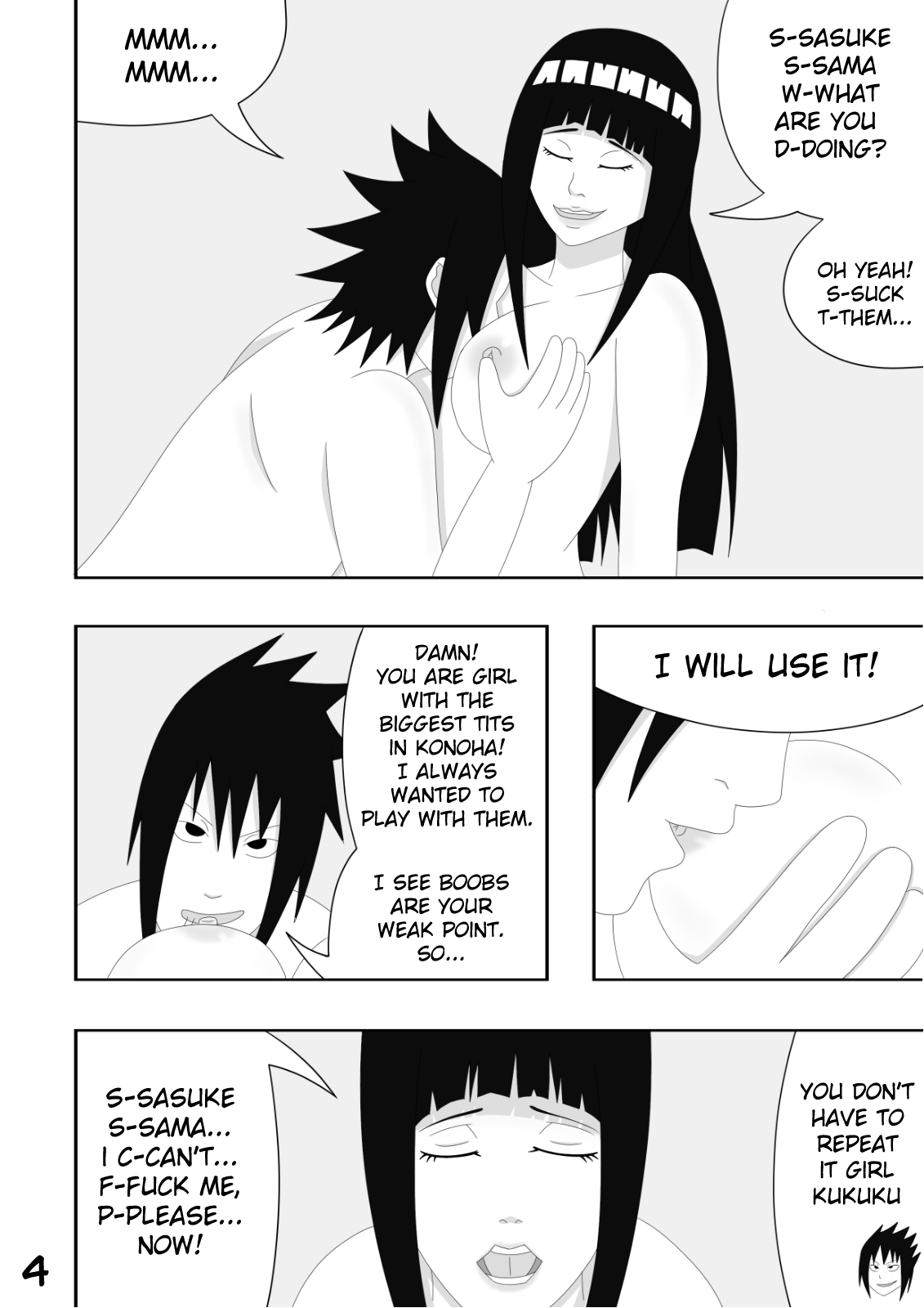 SasuHina comic page 4 full