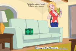 Beth and Mr Meeseeks