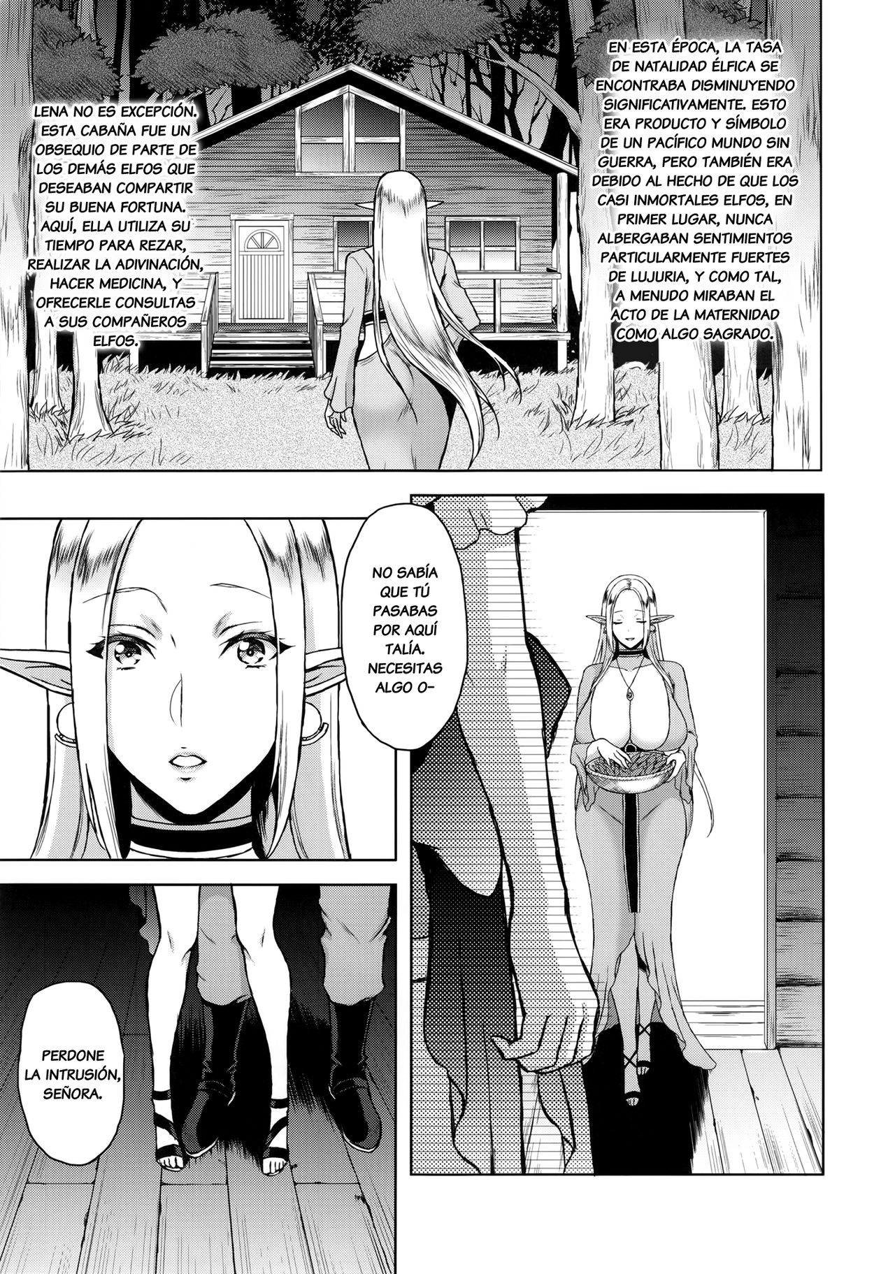 Kaihana - Ochita Elf Tsuma page 7 full