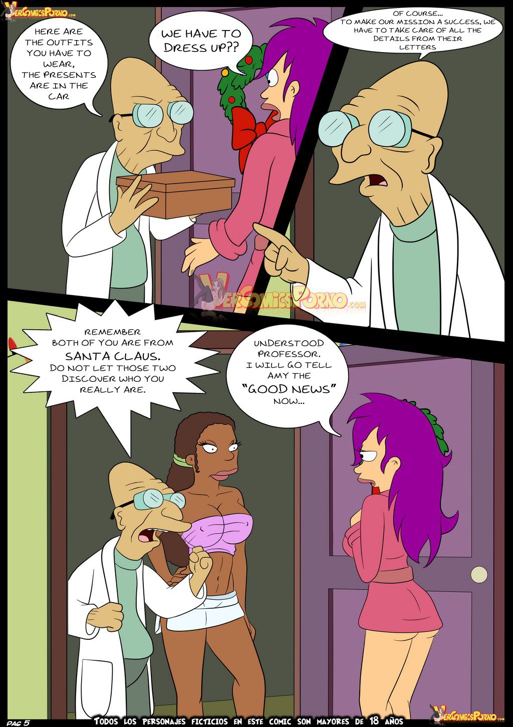 Entrega de Navidad - Futurama Christmas Delivery page 6 full