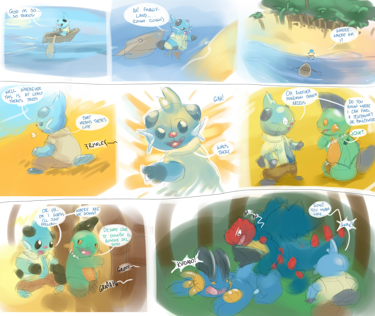 Sex Bosque page 1 full
