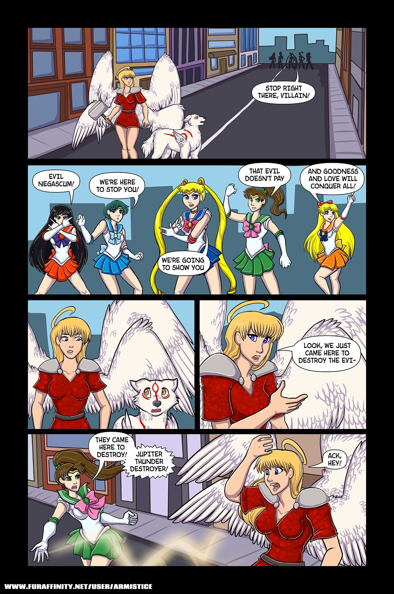 Angel & Ameratsu Vs... Not Evil?! page 2 full