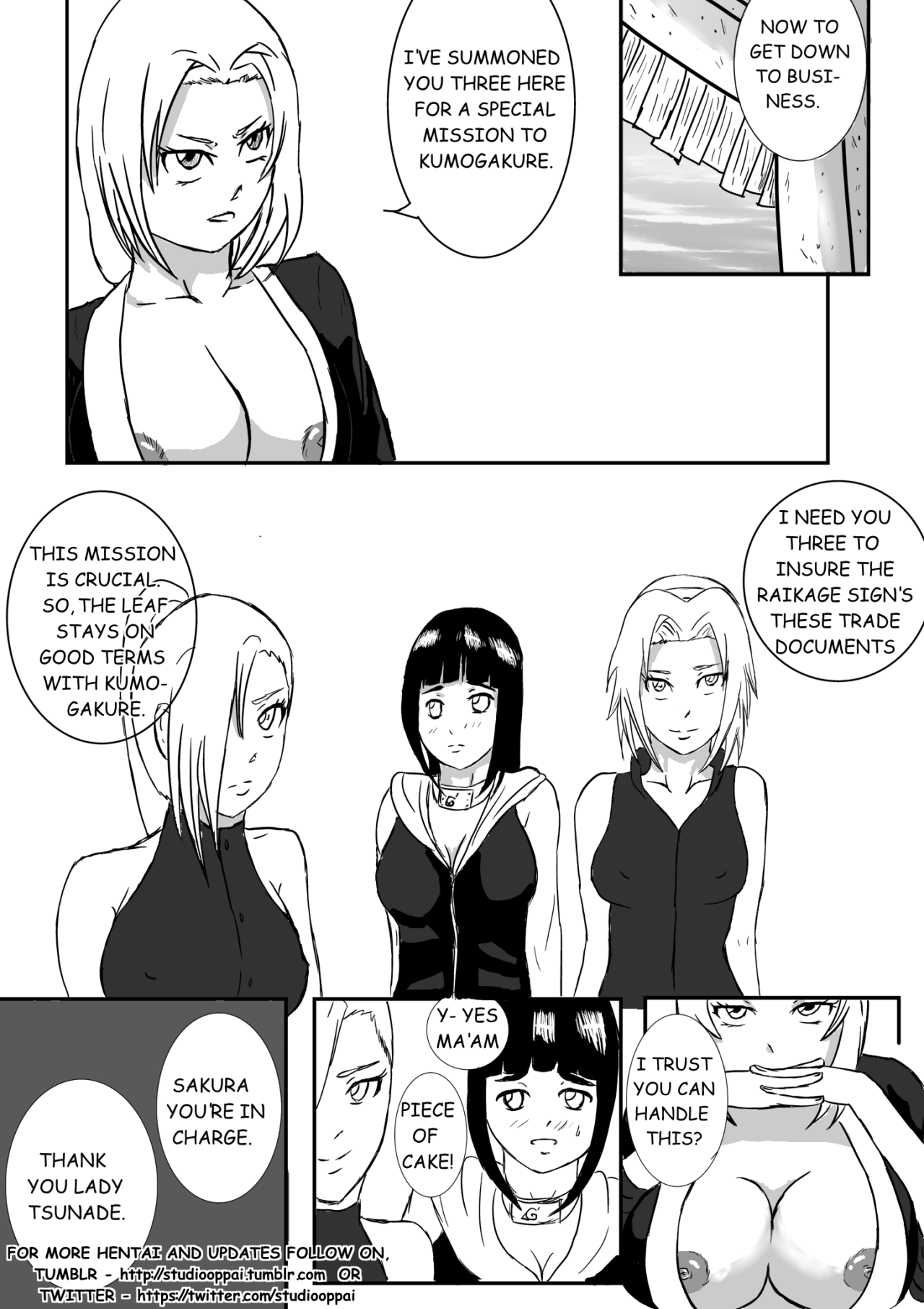 Sakura's Special Training in Kumogakura! page 2 full