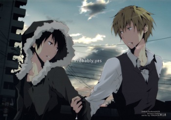 (HaruCC17) [Yinghua (sinba)] probably, yes (Durarara!!) [English] [Lady Phantomhive] cover