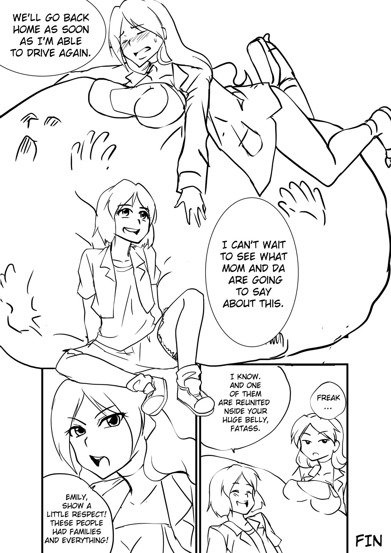 Gabi and Emily in 'Fun in the dentist' page 10 full