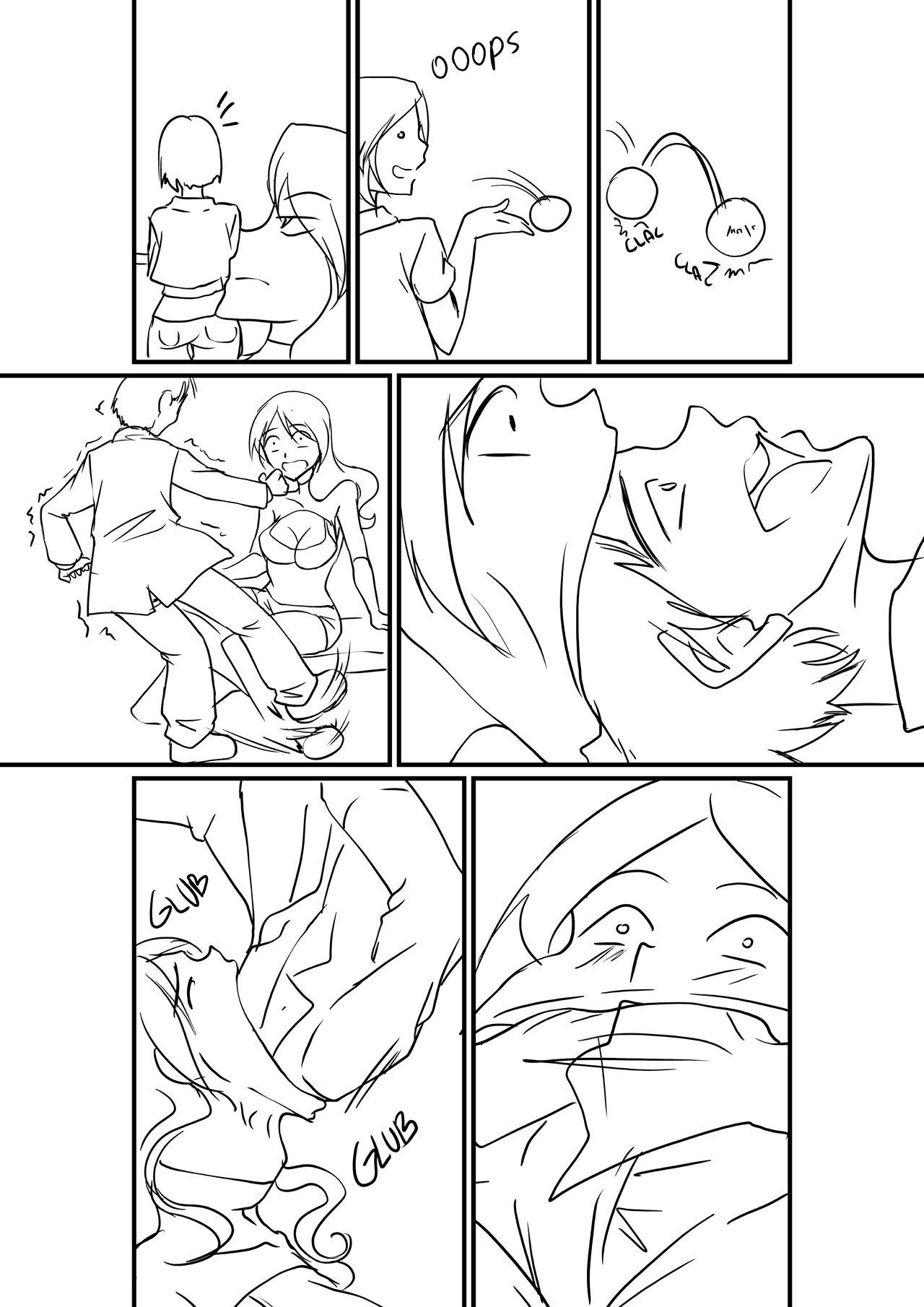 Gabi and Emily in 'Fun in the dentist' page 2 full