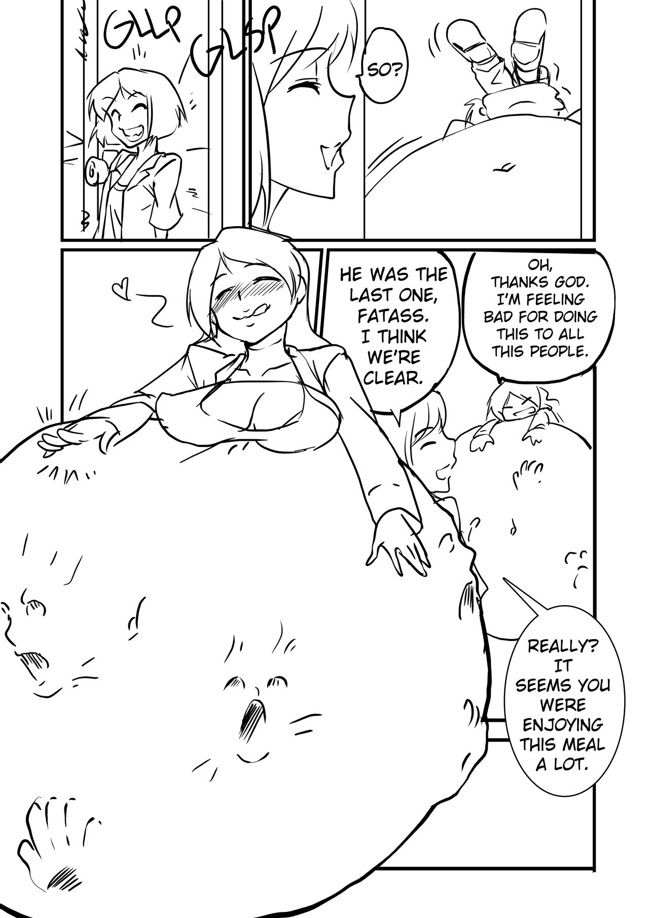 Gabi and Emily in 'Fun in the dentist' page 8 full