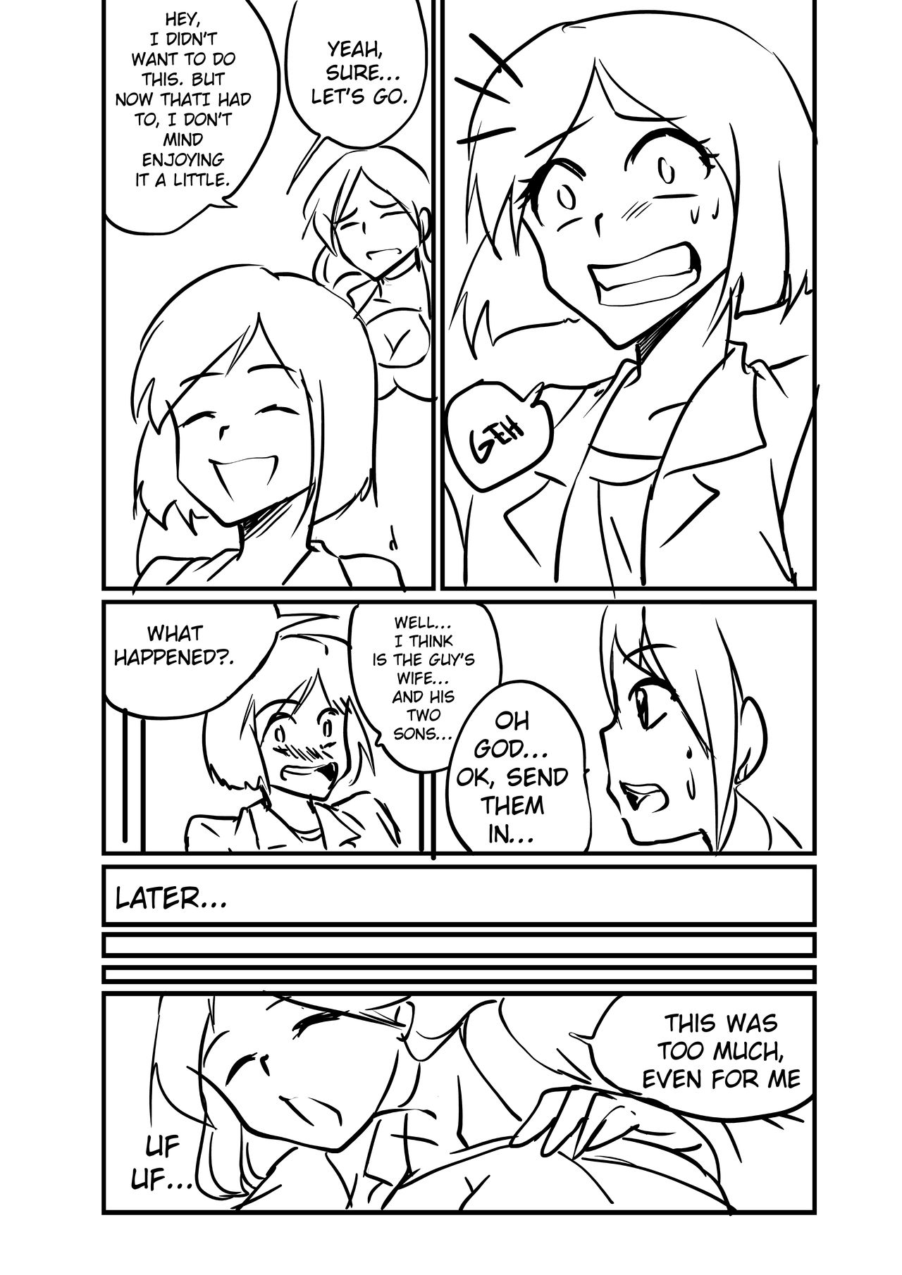 Gabi and Emily in 'Fun in the dentist' page 9 full