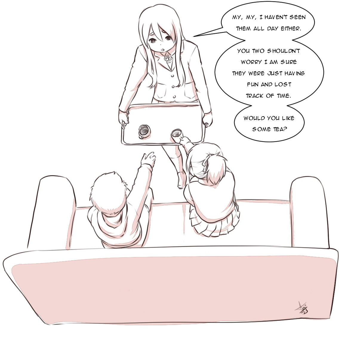 K-ON! Gone to the Dogs! page 11 full