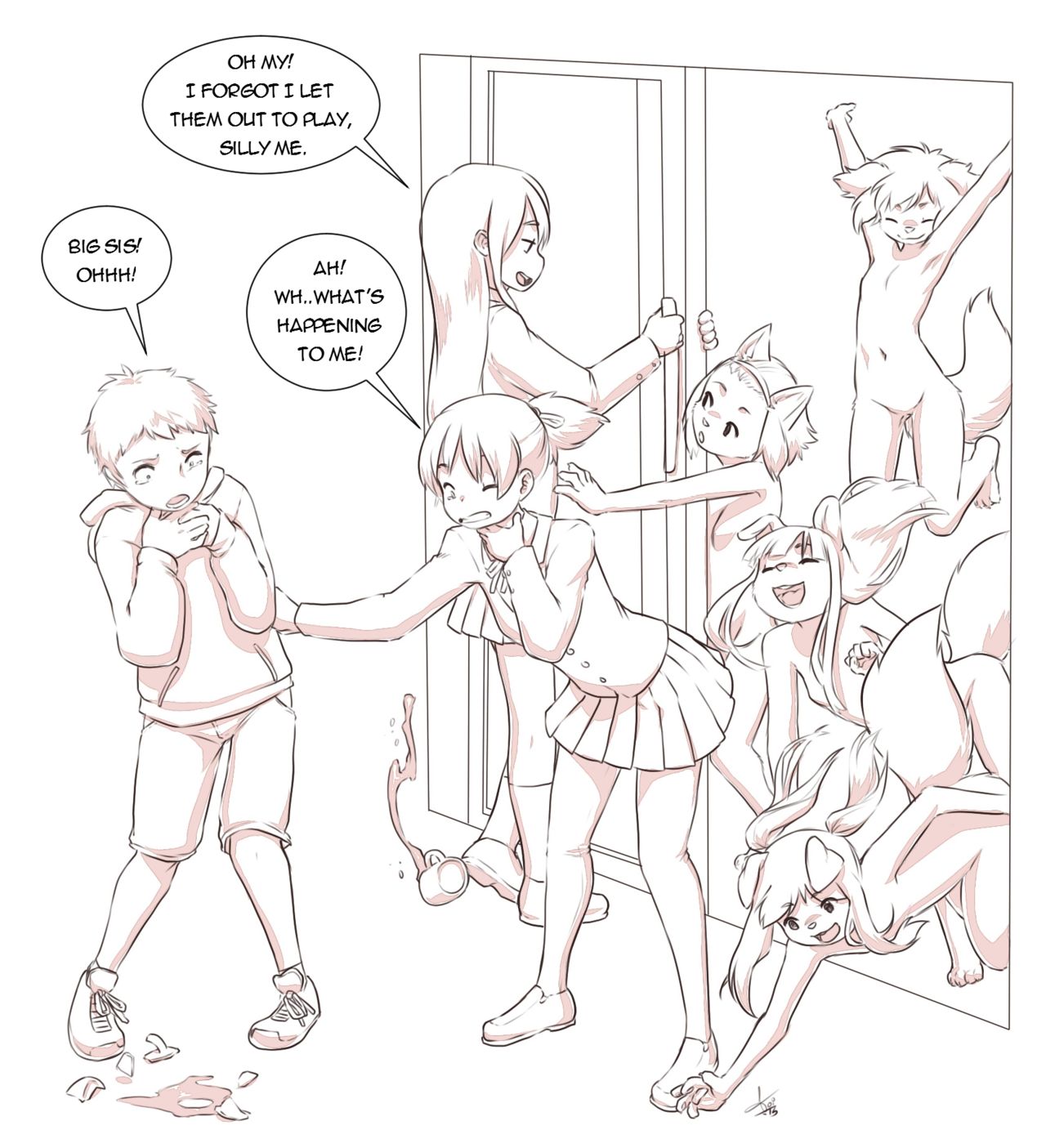 K-ON! Gone to the Dogs! page 12 full