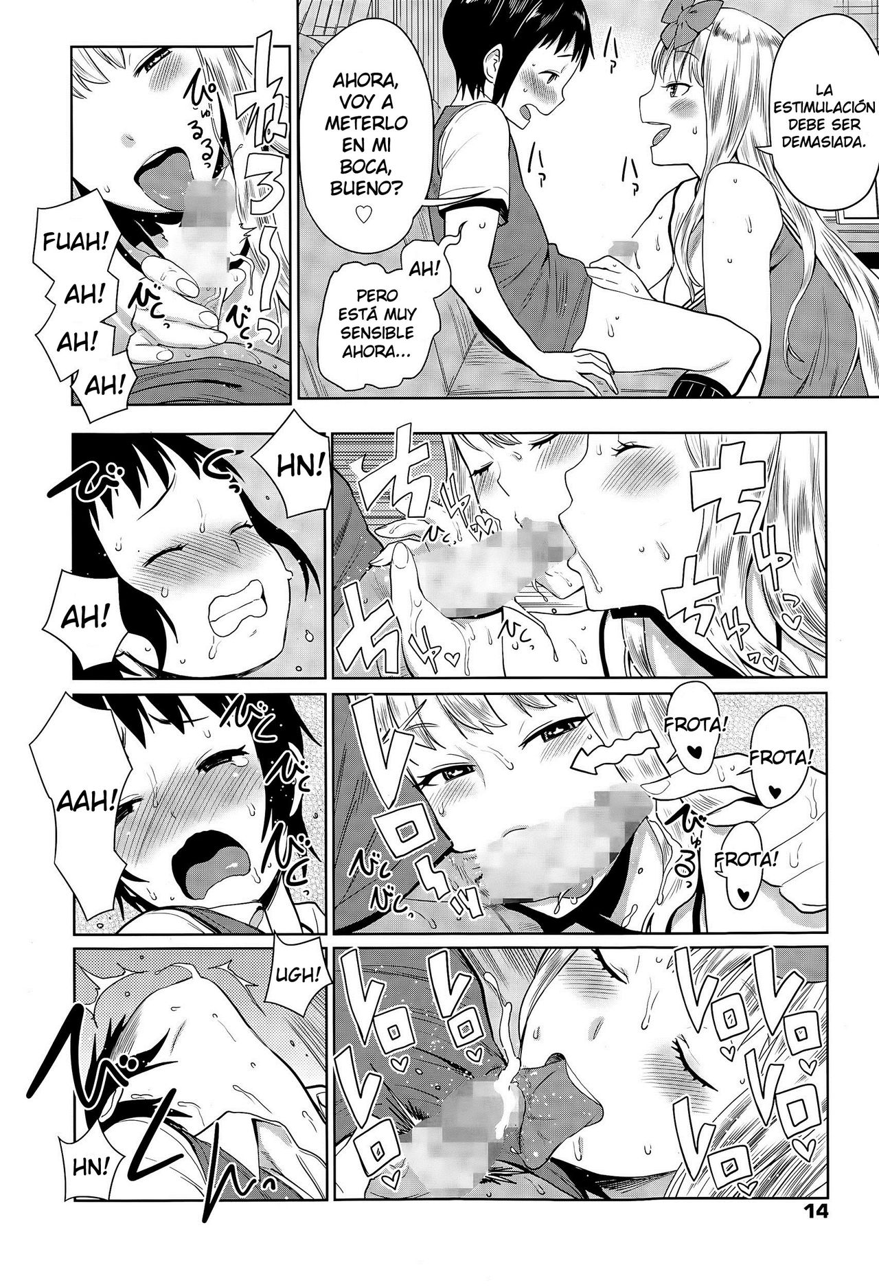 Sourou Kokufuku! OneShota Cheer SEX I Cura su Eyaculación Precoz! Sexo Onee-Shota con una Porrista! page 12 full