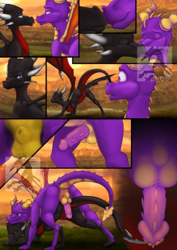 Spyro and Cynder (comic) cover