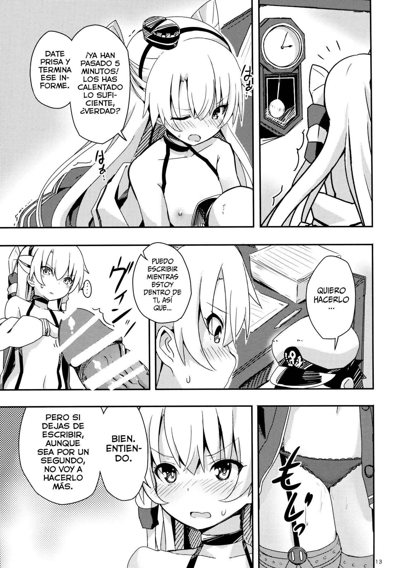 Amatsukaze to Tetsuya de H shinagara Houkokusho page 12 full