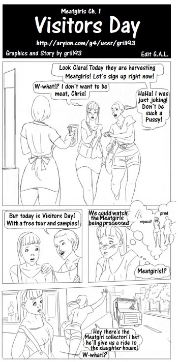 [Grill93] Meat Girls Ch. 1 - Visitors Day cover