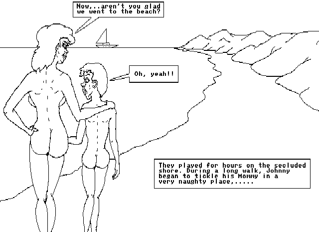At the Beach With Mommy! page 11 full