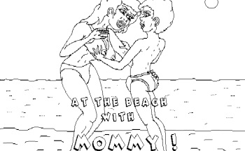 [Kenster] At the Beach With Mommy! cover