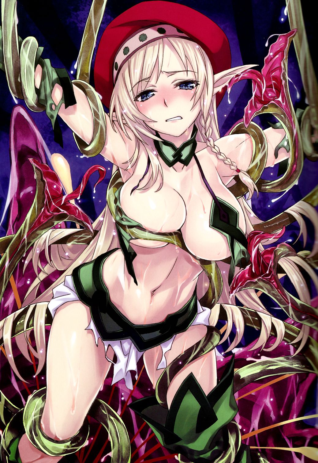 Queen's Blade Kanzen Haiboku Gashuu Vanquished Queens 3 page 8 full