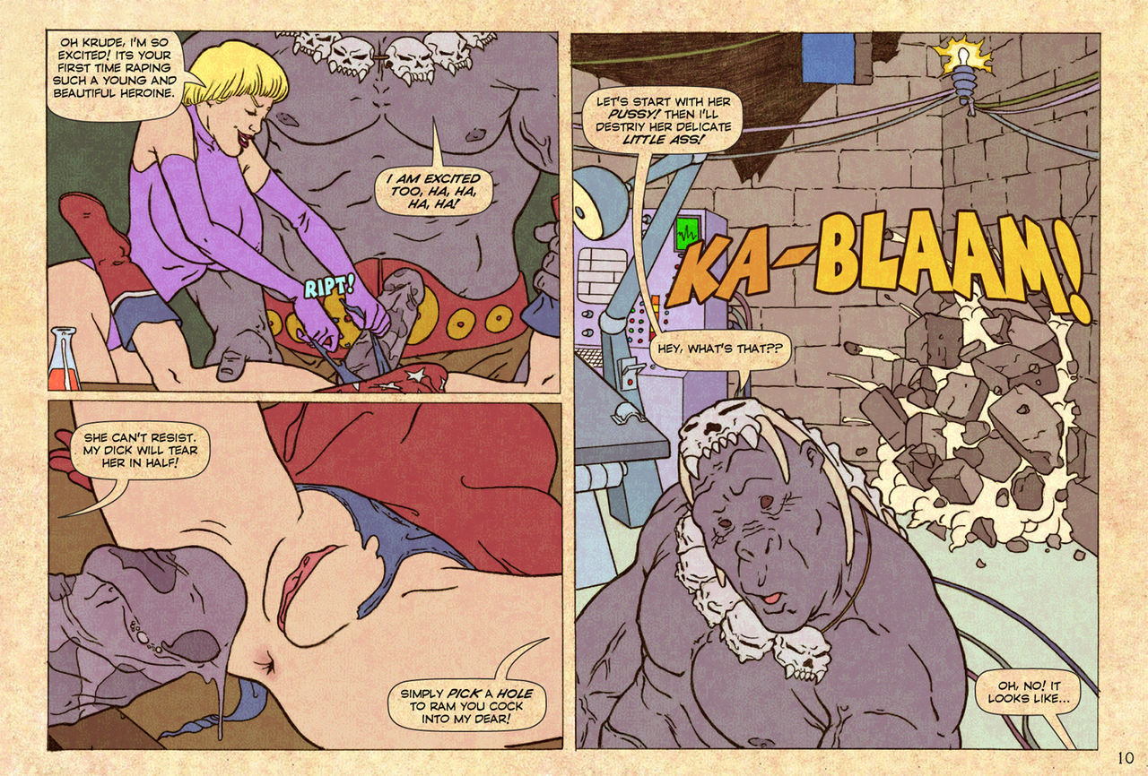 Slaves to Krude! | The Secret Adventures of Ms. Americana and Sharon McCain The Girl Wonder: Slaves to Krude! page 12 full