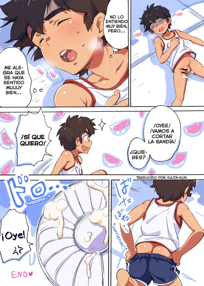 Zansho Omimai Manga "Shota VS Senpuuki" page 9 full