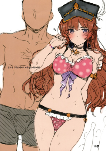 (C88) [Basutei Shower (Katsurai Yoshiaki)] Chitsujo no Kikuudan Lecia no Jiyuu na Natsu no Tabi (Granblue Fantasy) [Korean] cover