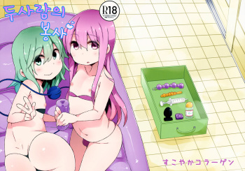(Reitaisai 11) [Sukoyaka Collagen (Collagen)] Futari de Oshigoto (Touhou Project) [Korean] cover
