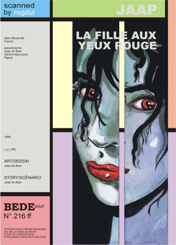 [Jaap de Boer] La Fille Aux Yeux Rouges [French] cover