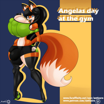 [Antizero] Angela's day at the gym cover