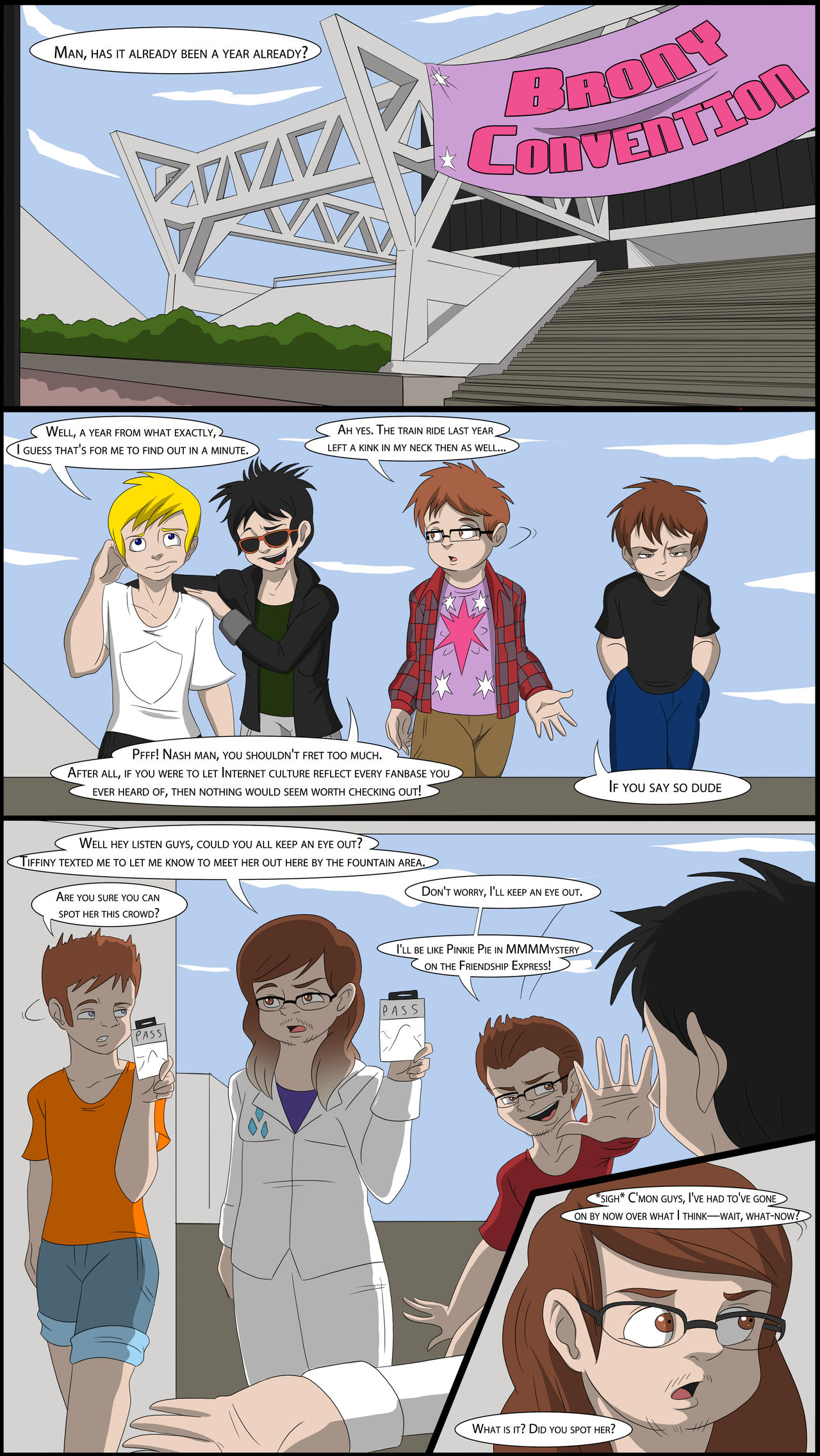 The Mane Attraction -OR- The Convention page 1 full