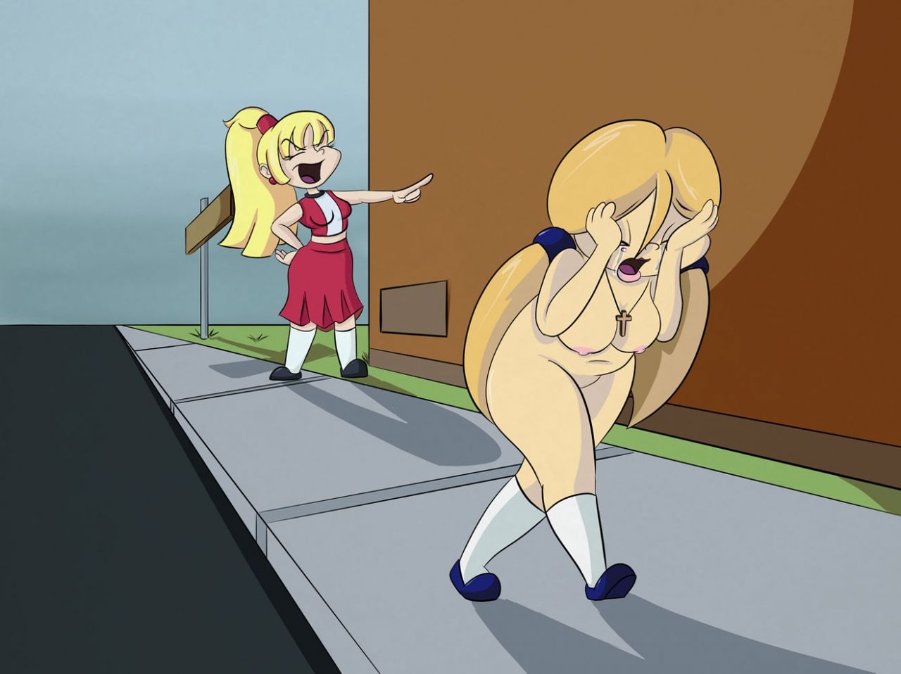 Molly's Nude School Adventure page 12 full