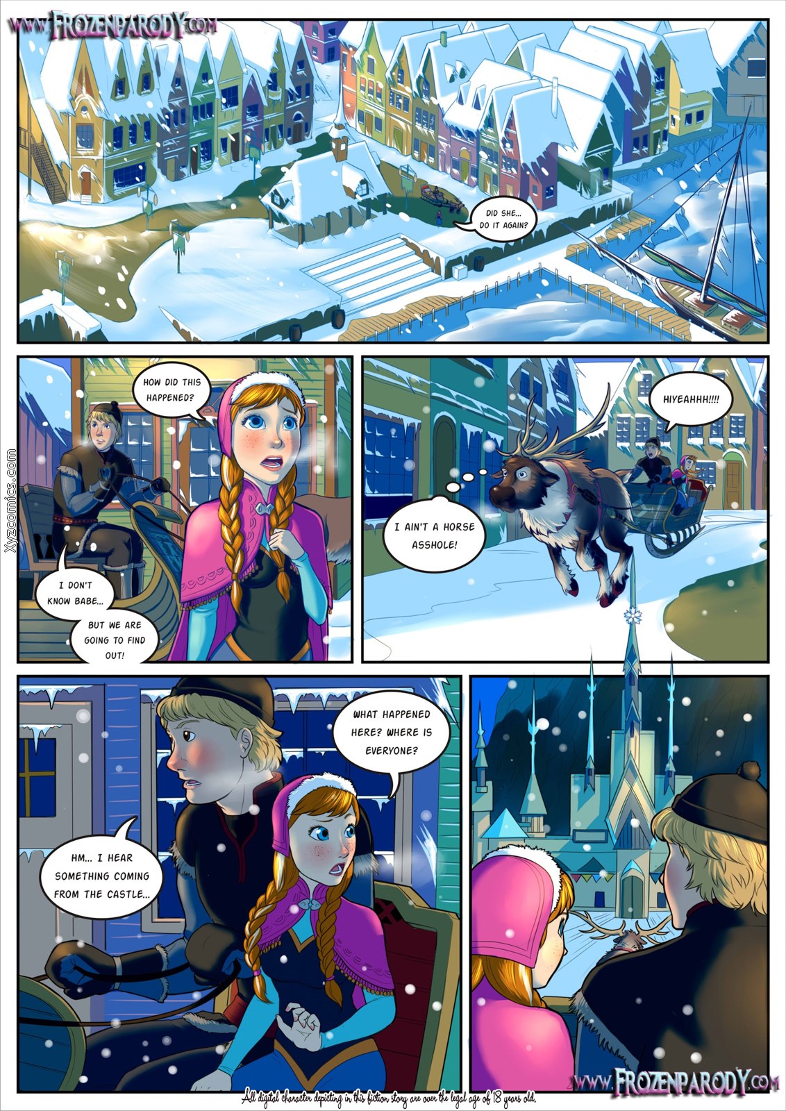 Frozen Parody Ch.1-6 page 2 full