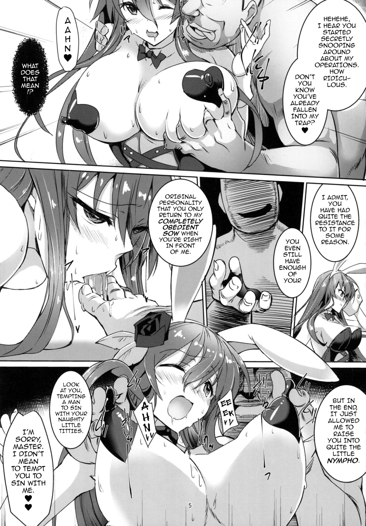 Bunny Rose ~Bunny Rosetta-san ga Ossan ni Yararechau Hanashi~ | Bunny Rose~The Tale of How the Bunny Girl Rosetta Came to be Fucked by a Middle Aged Man~ page 4 full