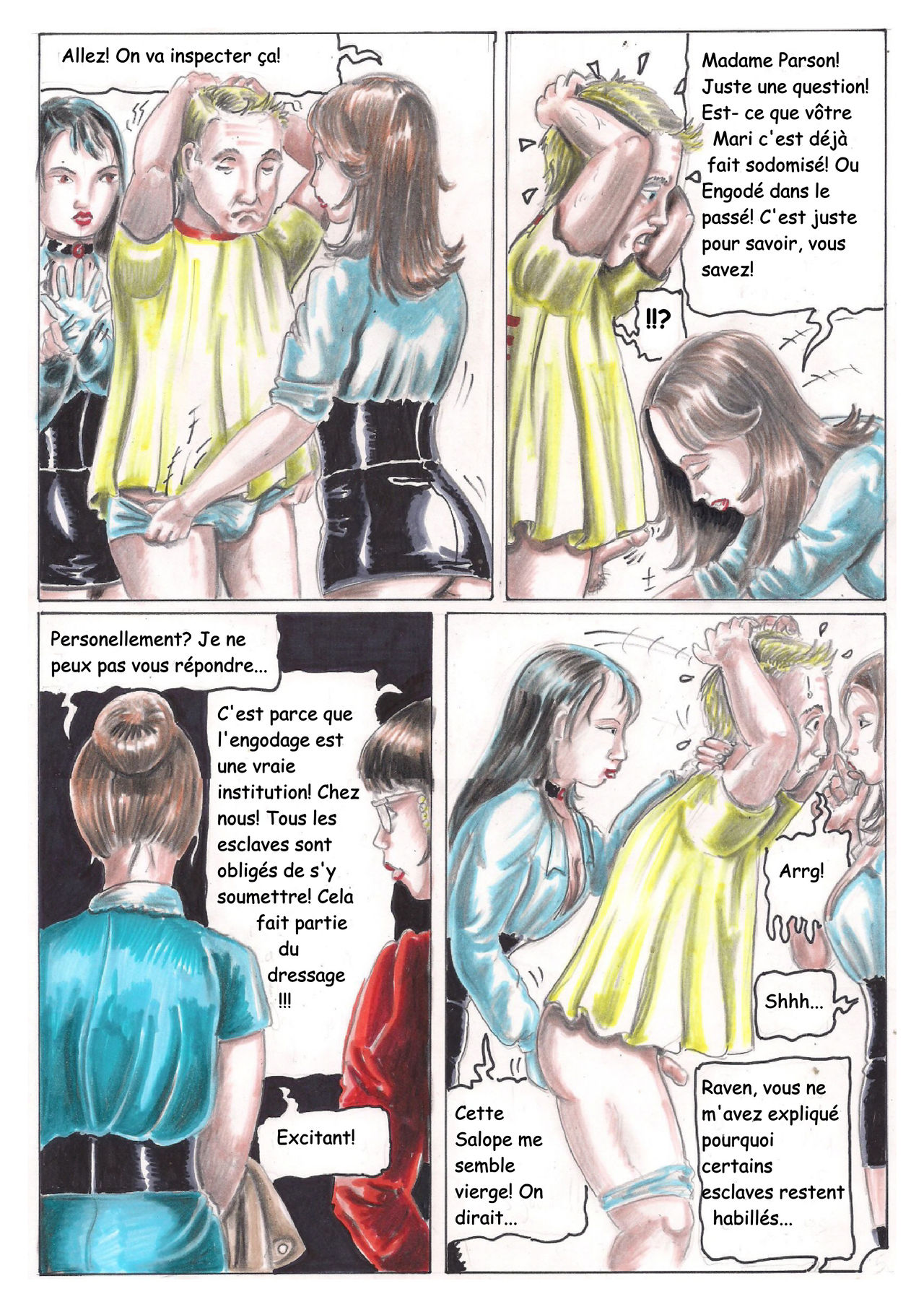 The Red Castle  Femdom comic page 5 full