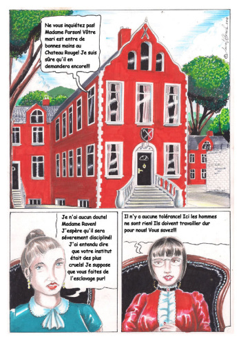 The Red Castle (Le Chateau Rouge) Femdom comic cover