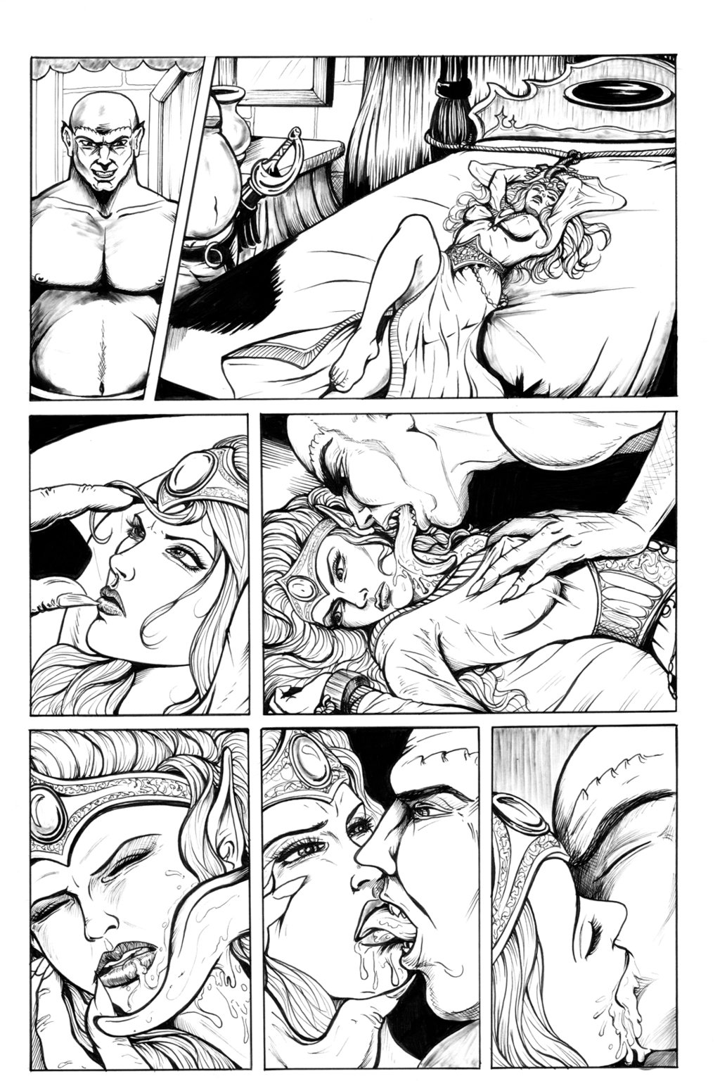 Elf Queen page 1 full